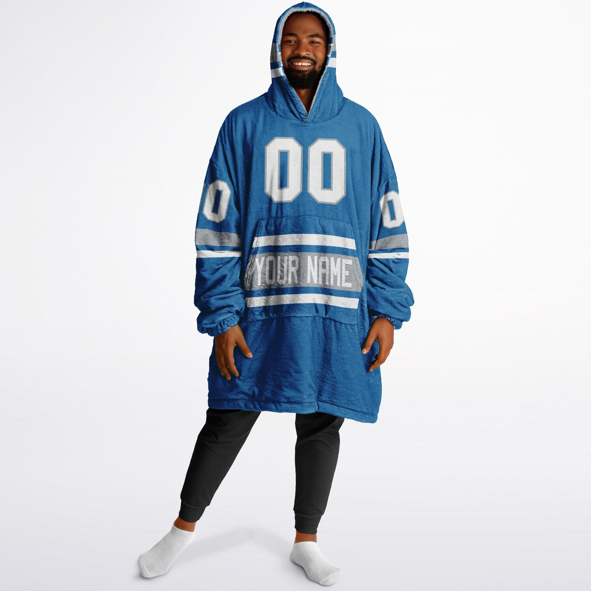 Blue/Silver/White Superfan Reversible