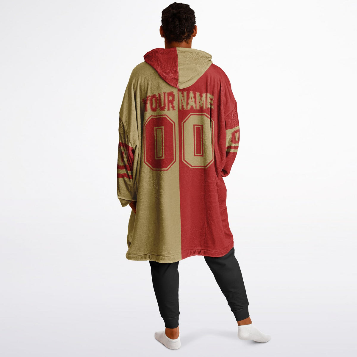 Red Dark Gold Halftime