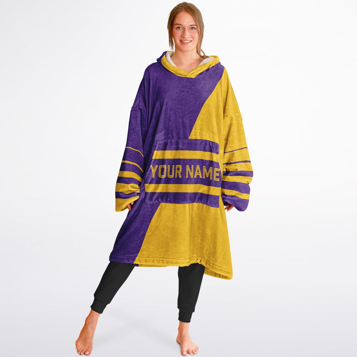 Purple & Gold Split Decision