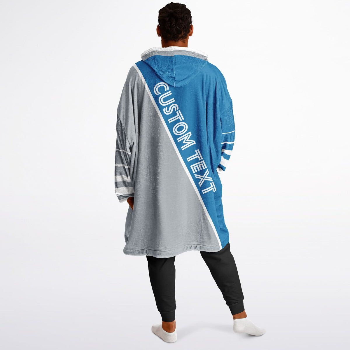 Blue Silver White Split Decision