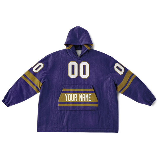 Purple Dark Gold Superfan Reversible