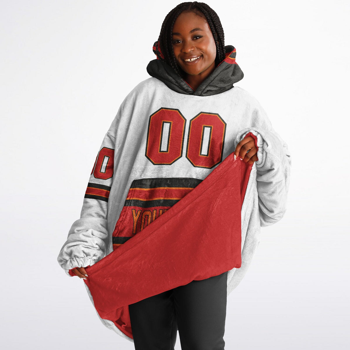 Red/Pewter/Orange Superfan Reversible