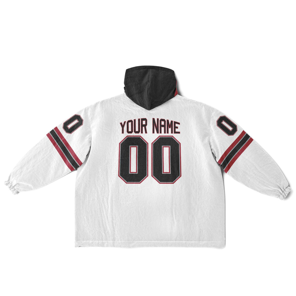 Black/Red/Silver Superfan Reversible