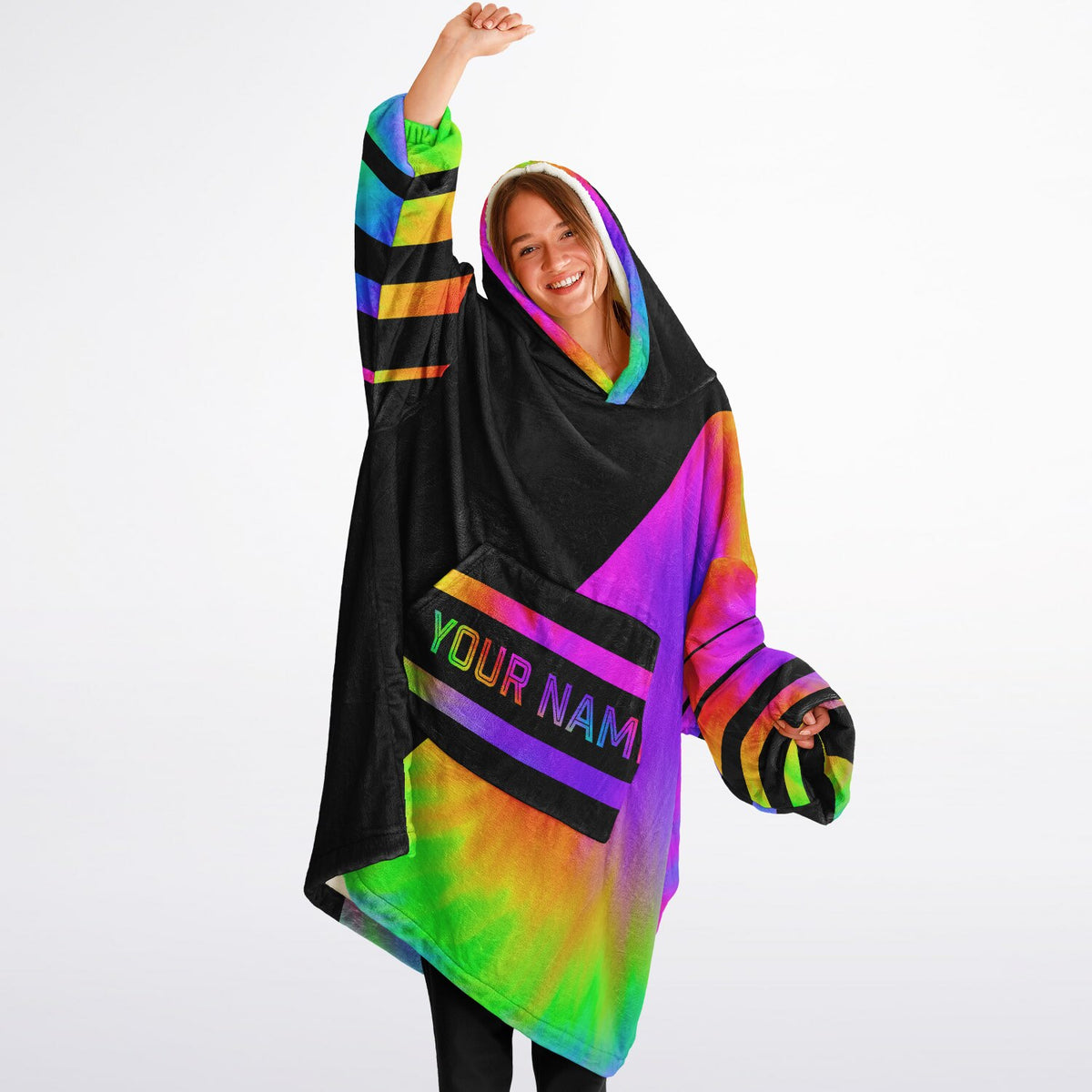 Black & Tie Dye Split Decision