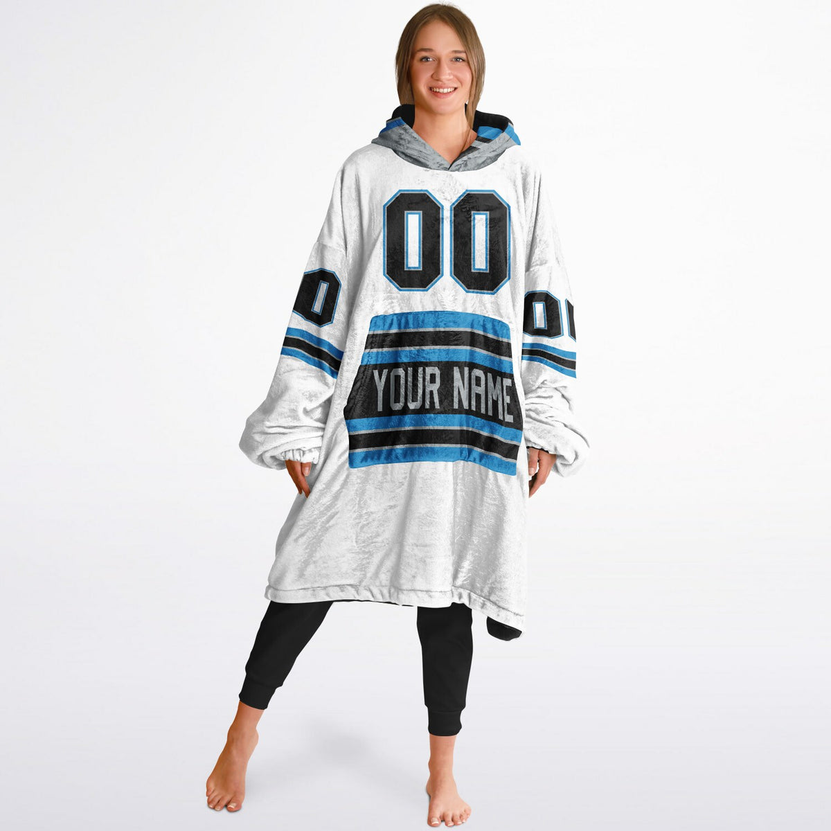 Black/Blue/Silver Superfan Reversible