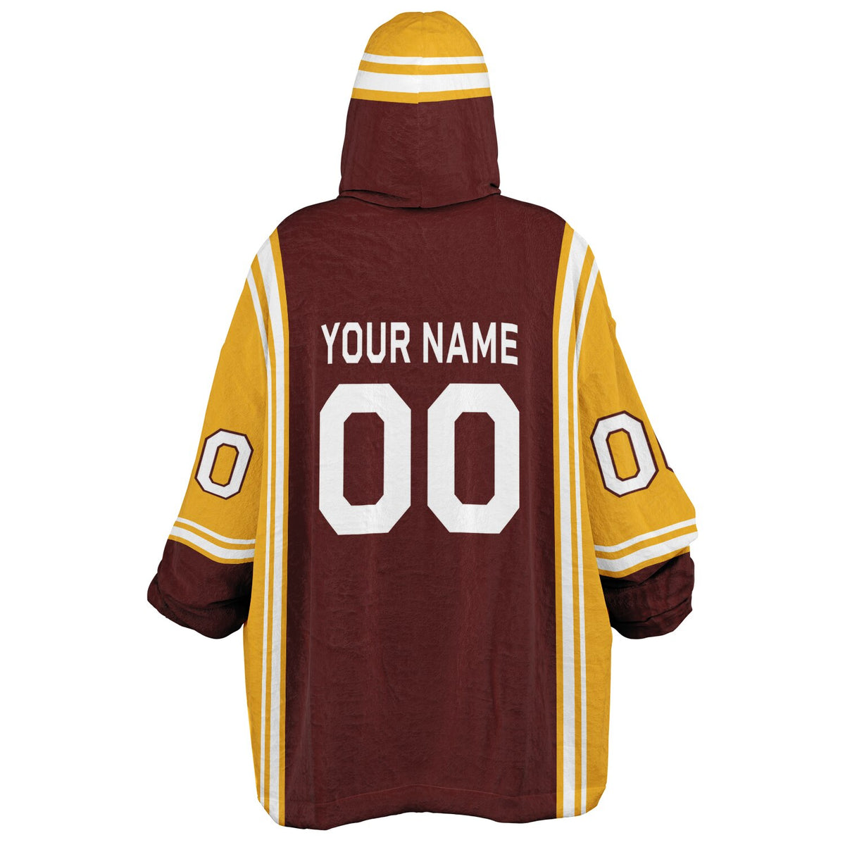 Burgundy/Gold/White Bold