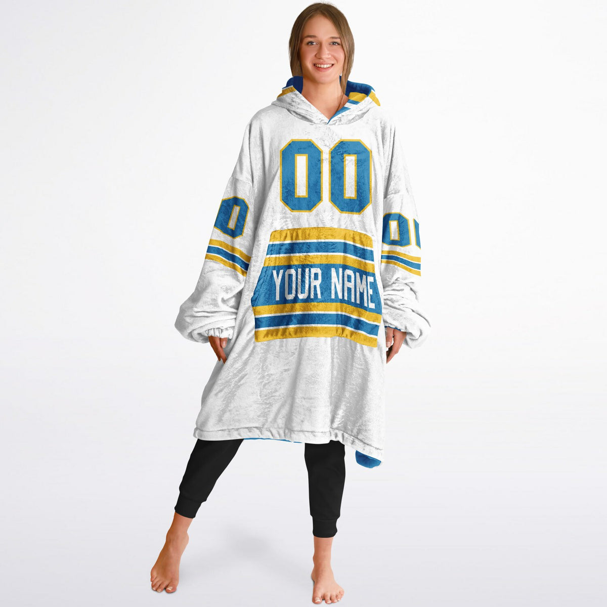 Blue/Gold/White Superfan Reversible