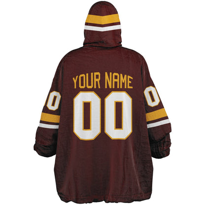 Burgundy/Gold/White Superfan Reversible