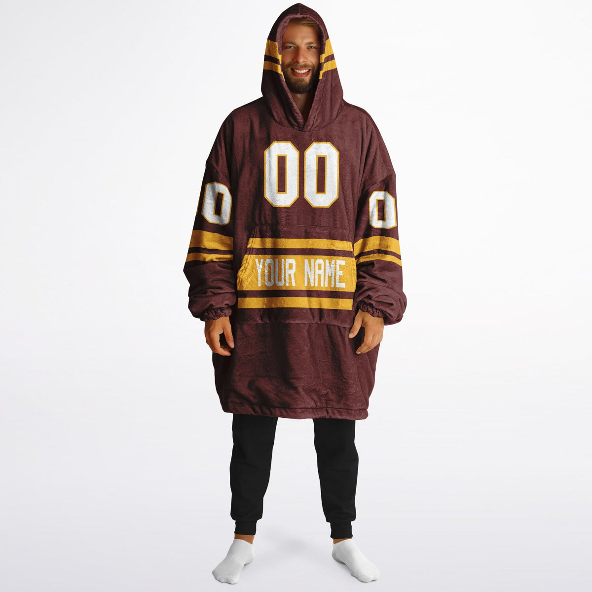 Burgundy/Gold Superfan Reversible