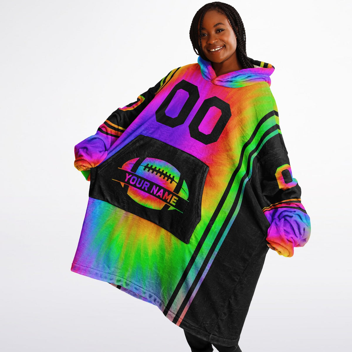 Tie-Dye & Black Bold