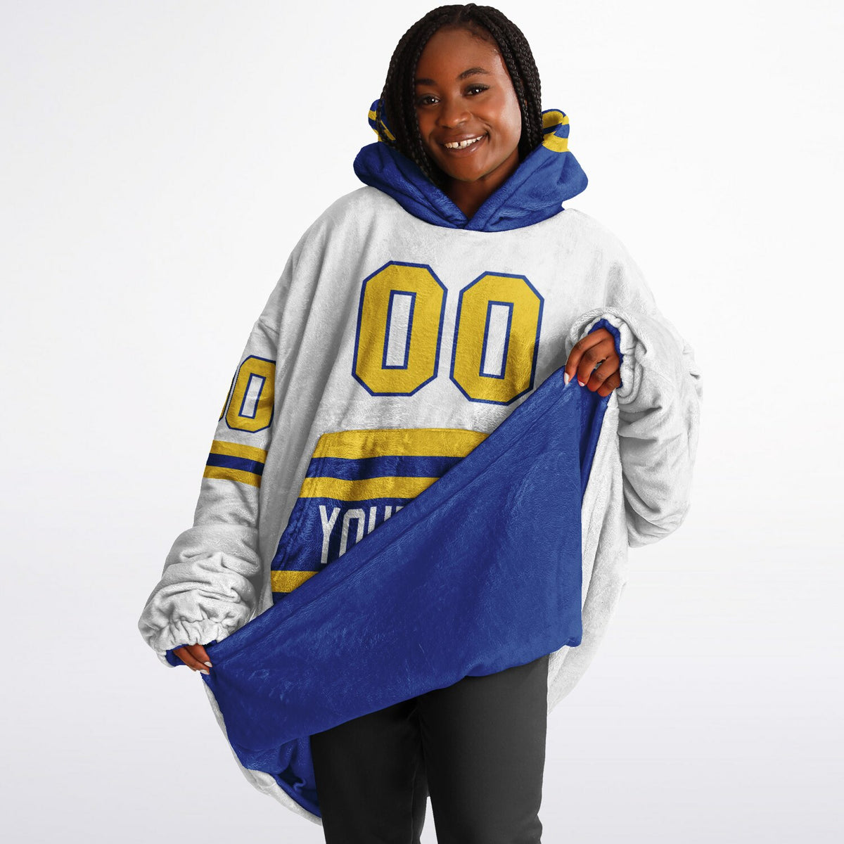 Blue/Yellow Superfan Reversible