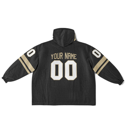Black/Old Gold Superfan Reversible