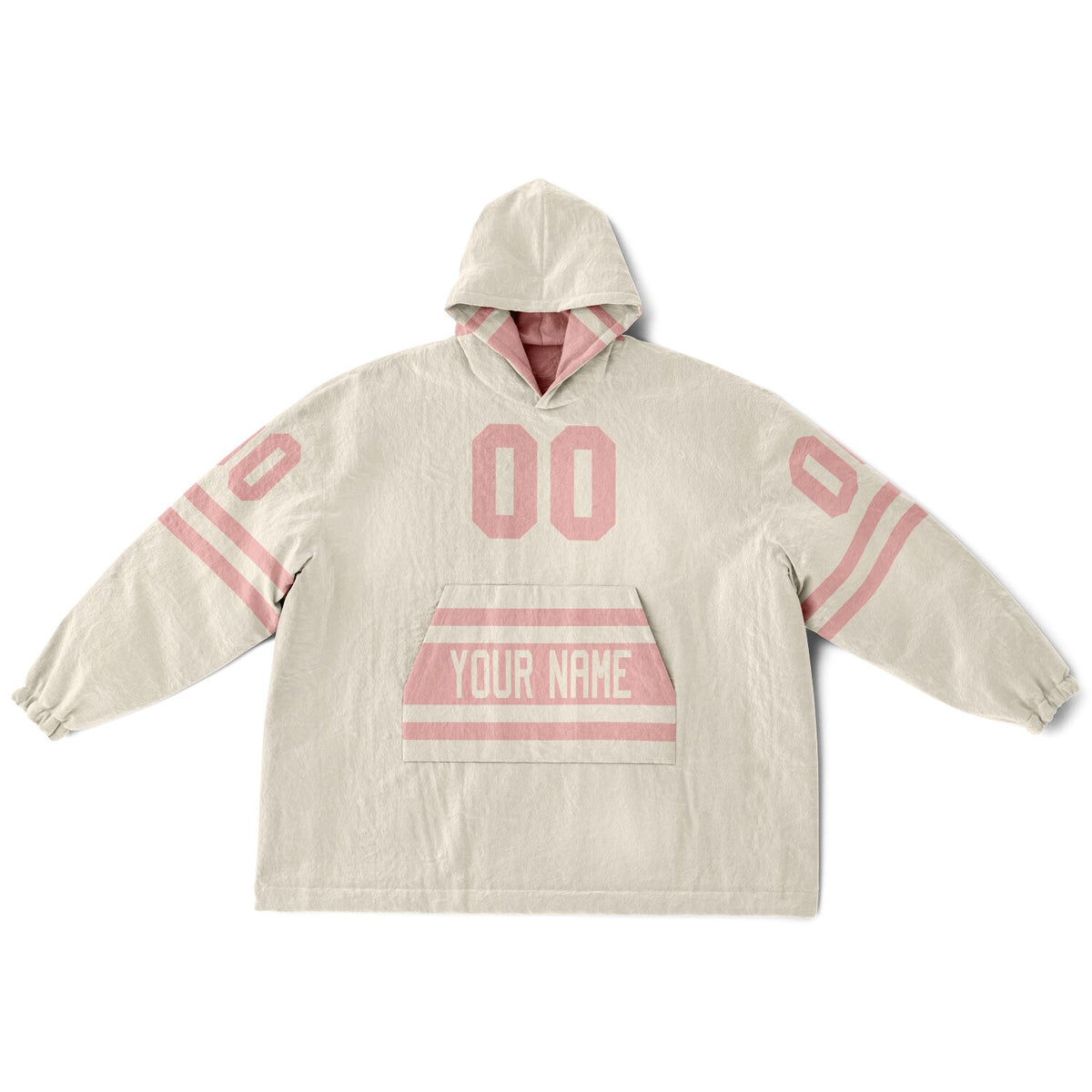 Blush Pink & Cream Superfan Reversible
