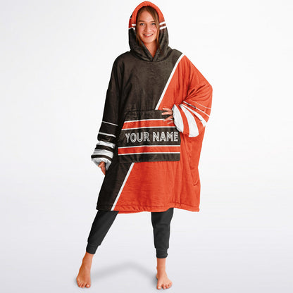 Brown/Orange/White Everyday Reversible