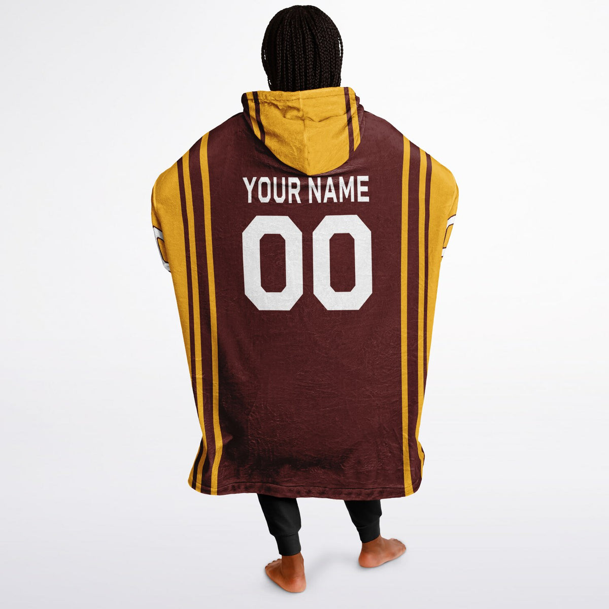 Burgundy/Gold Bold