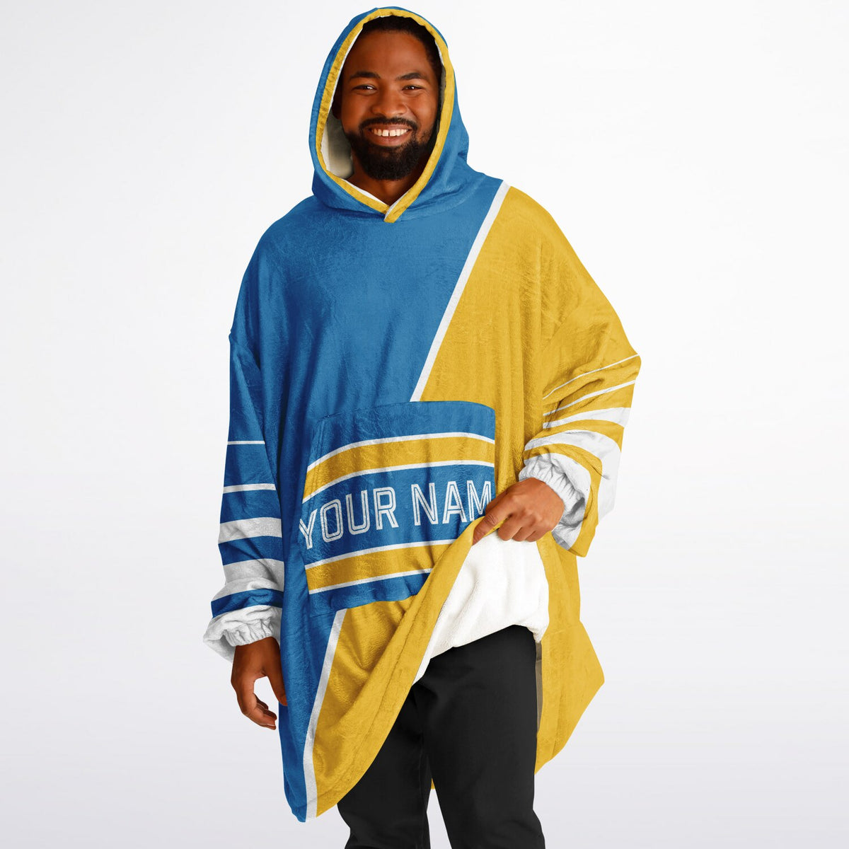 Blue Gold White Split Decision