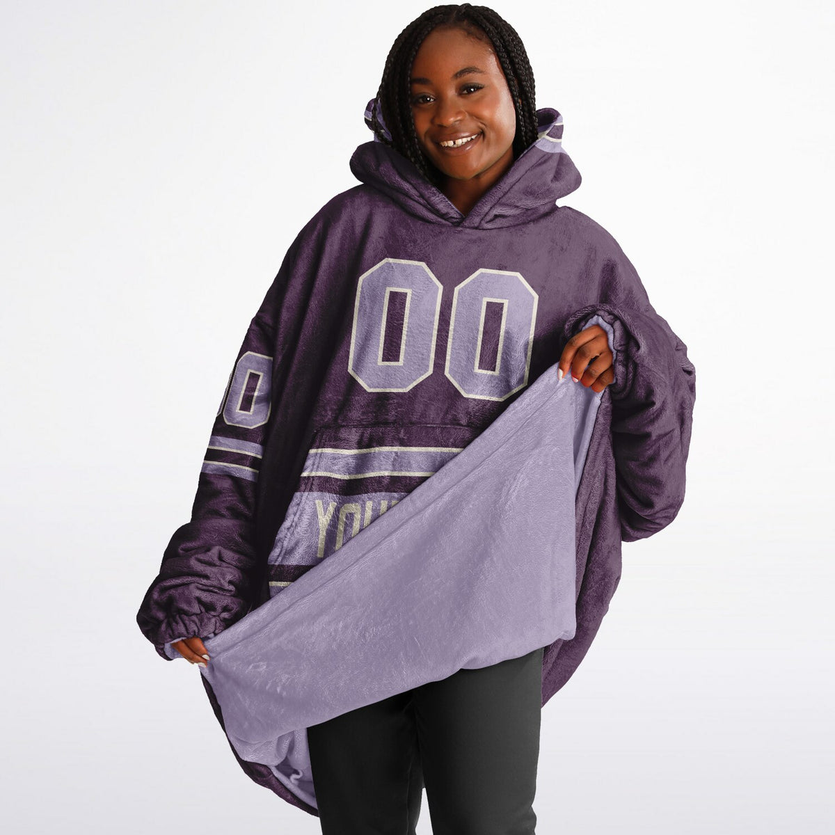 Lavender Cream Plum Superfan Reversible