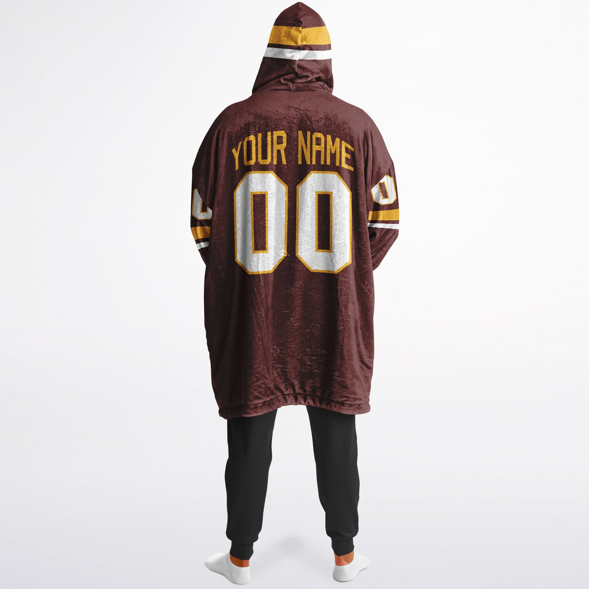 Burgundy/Gold/White Superfan Reversible