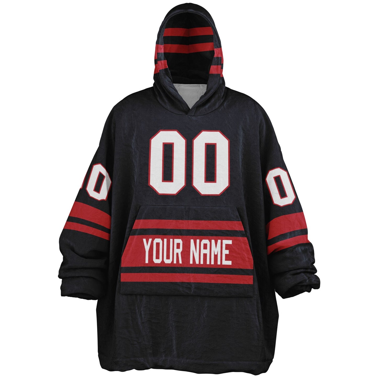 Deep Steel Blue/Red Superfan Reversible
