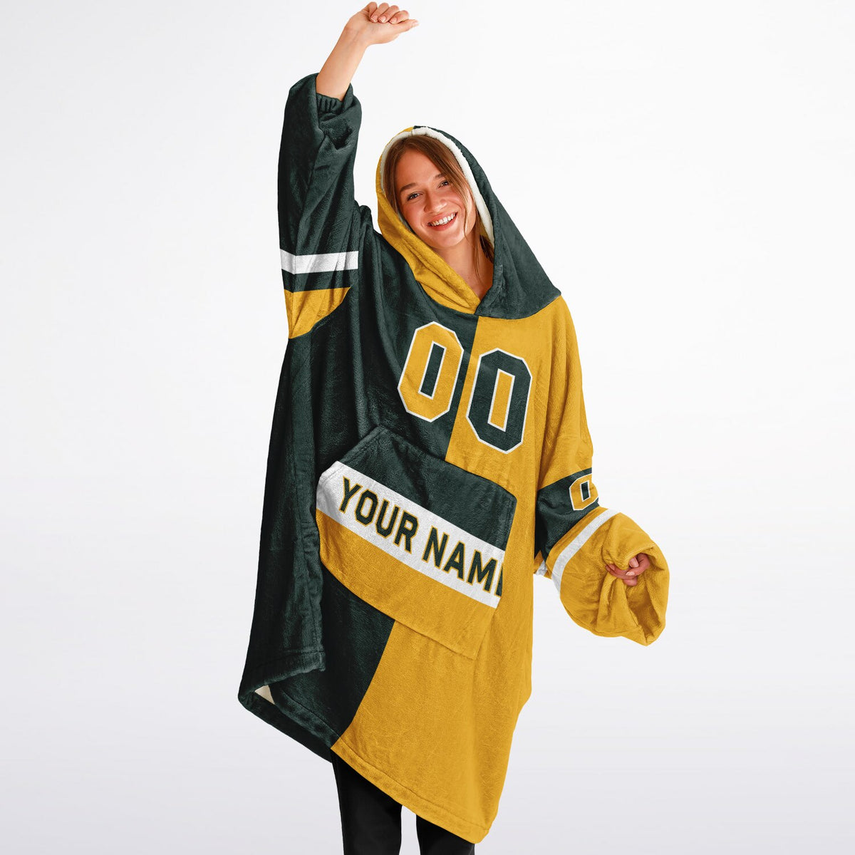 Green/Gold/White Halftime