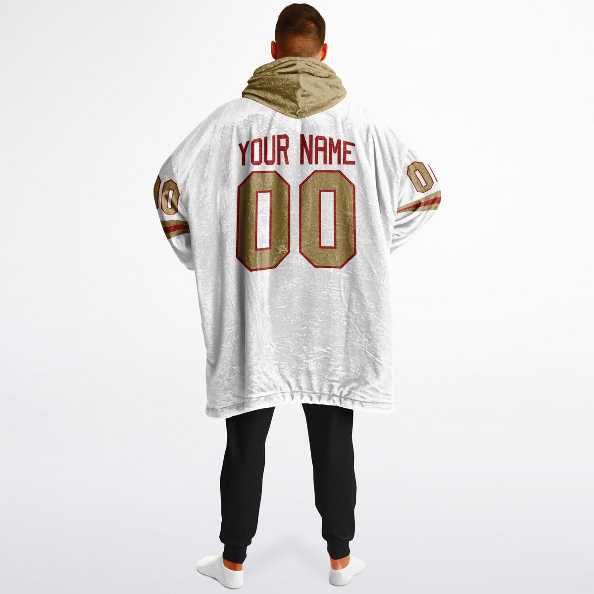 Red Dark Gold Superfan Reversible