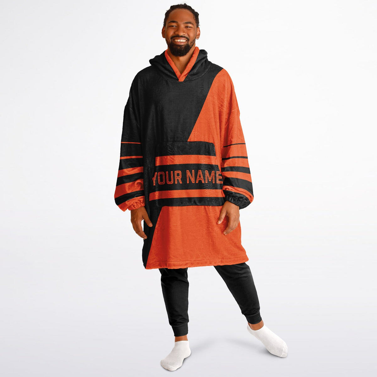 Black & Orange Split Decision