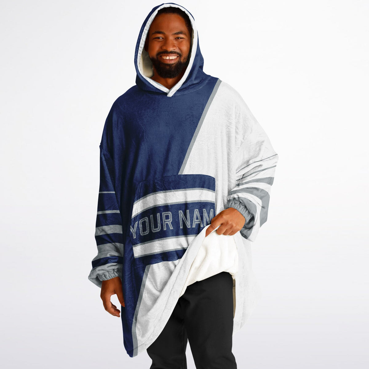 Blue White Gray Split Decision