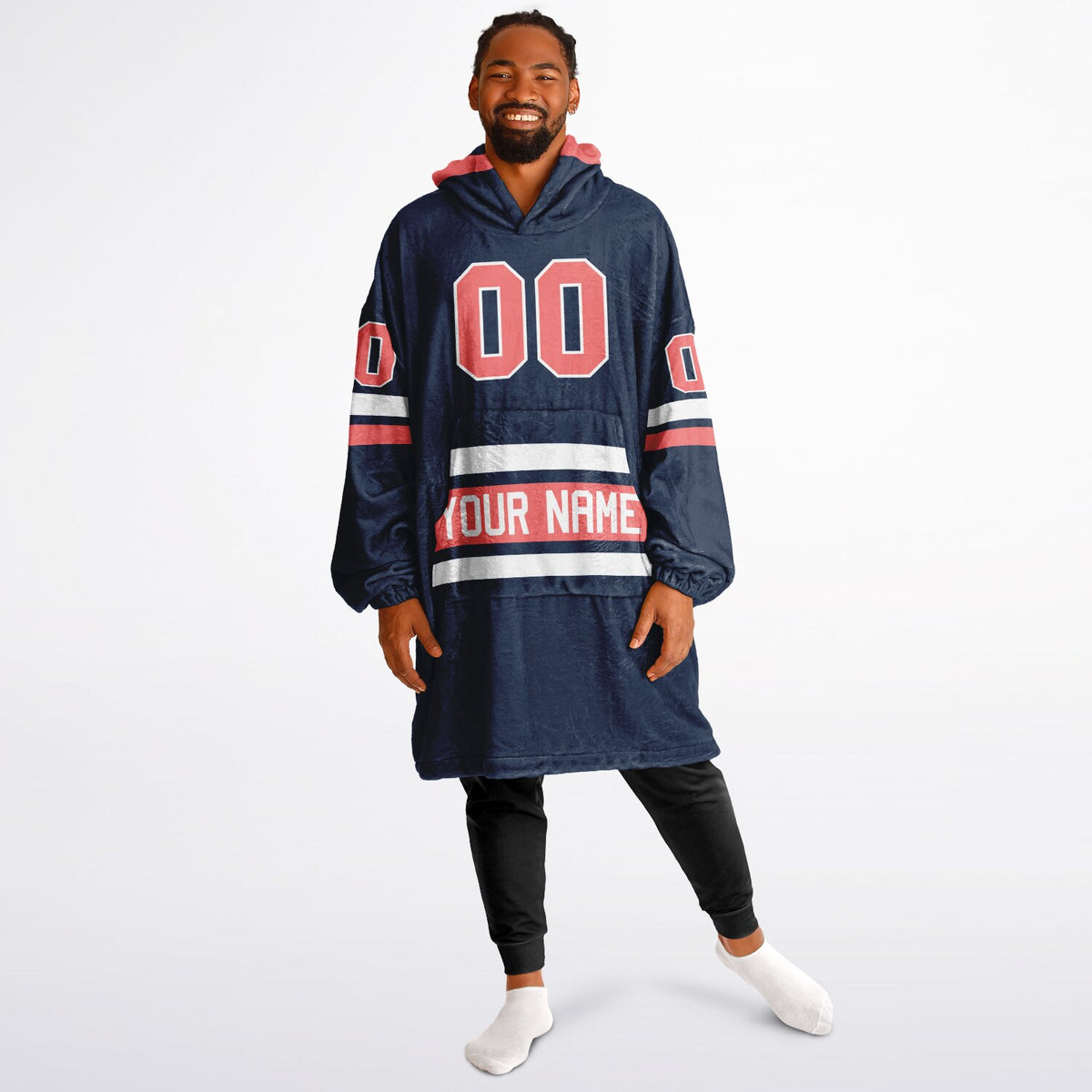 Navy Electric Coral White Classic