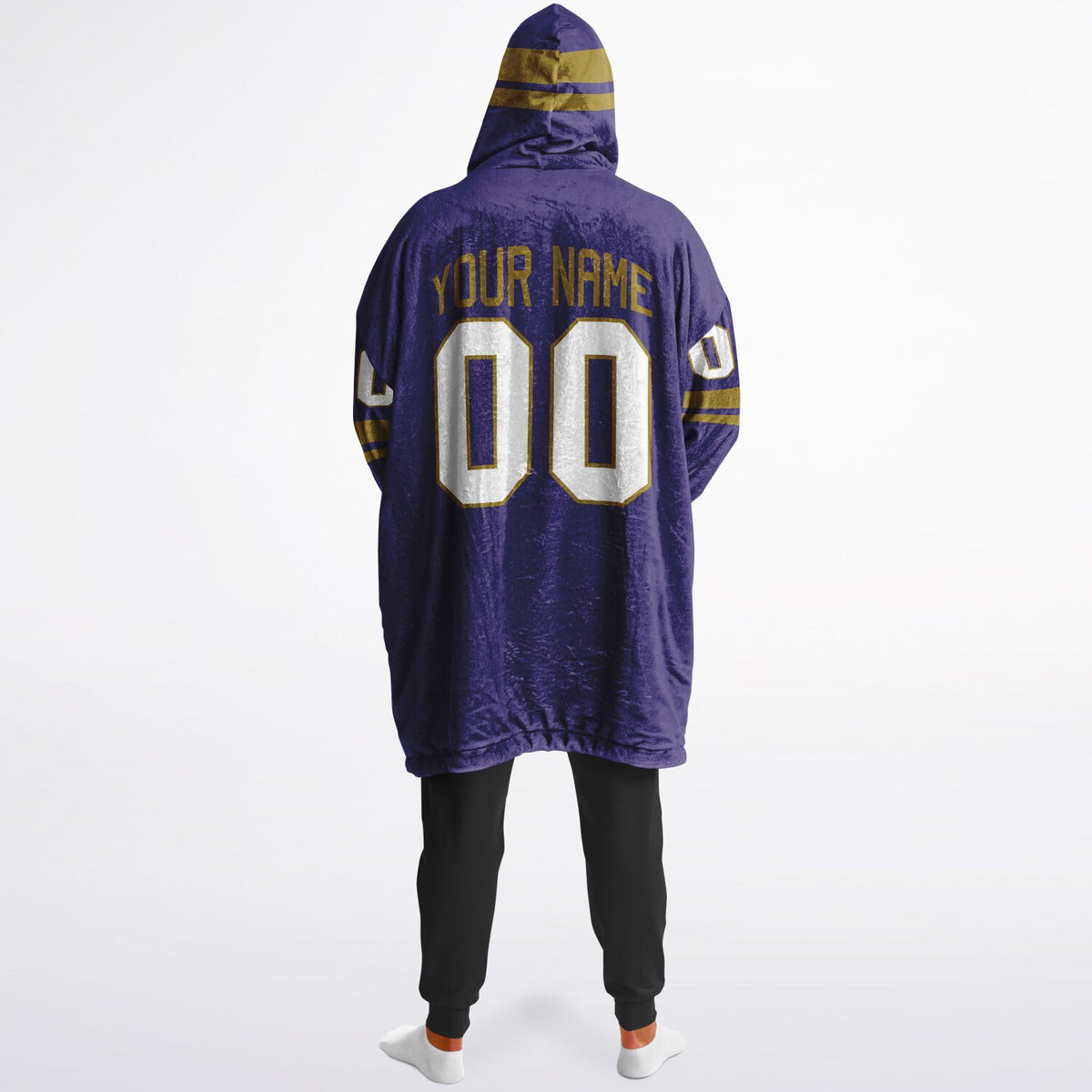 Purple Dark Gold Superfan Reversible