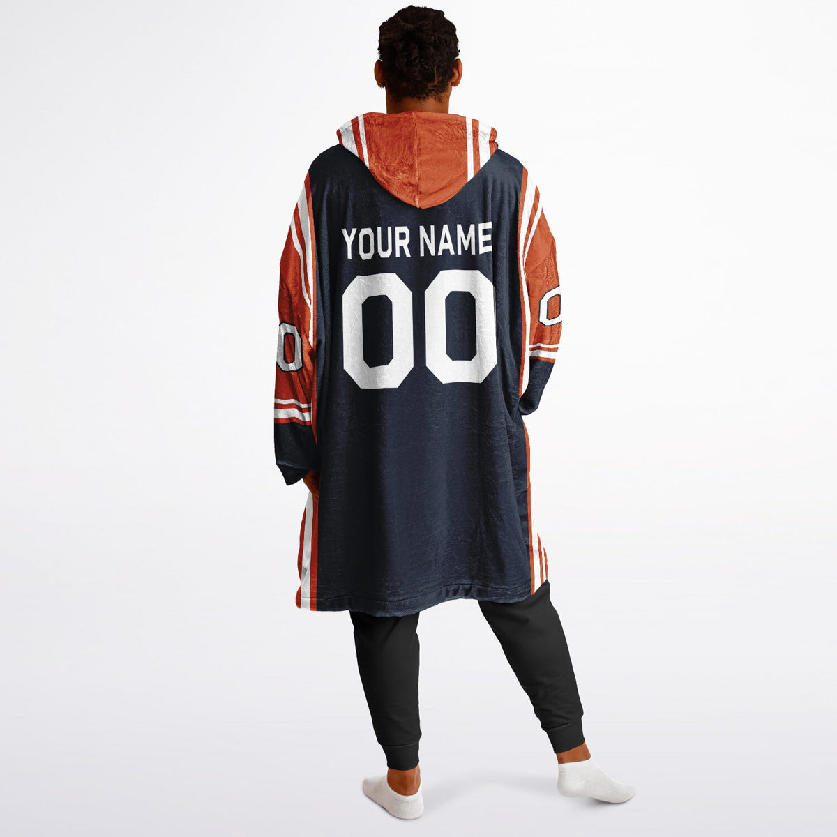 Navy/Orange/White Bold
