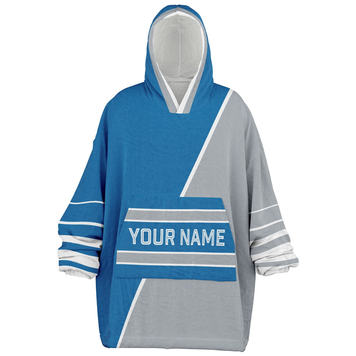 Blue Silver White Split Decision