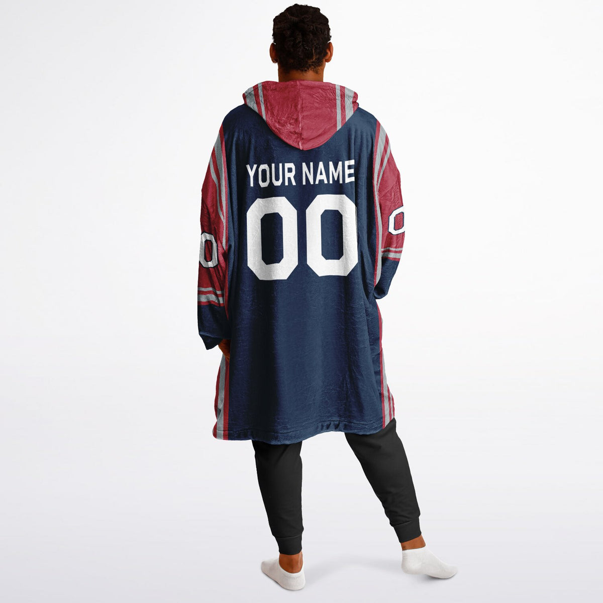 Navy/Red/Silver Bold