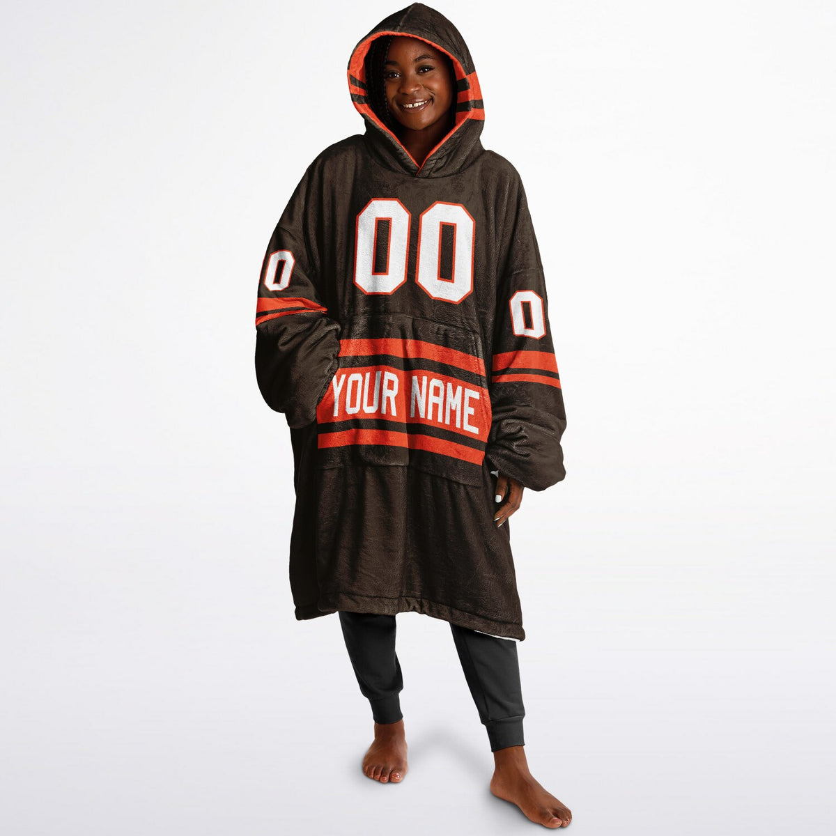 Brown/Orange Superfan Reversible