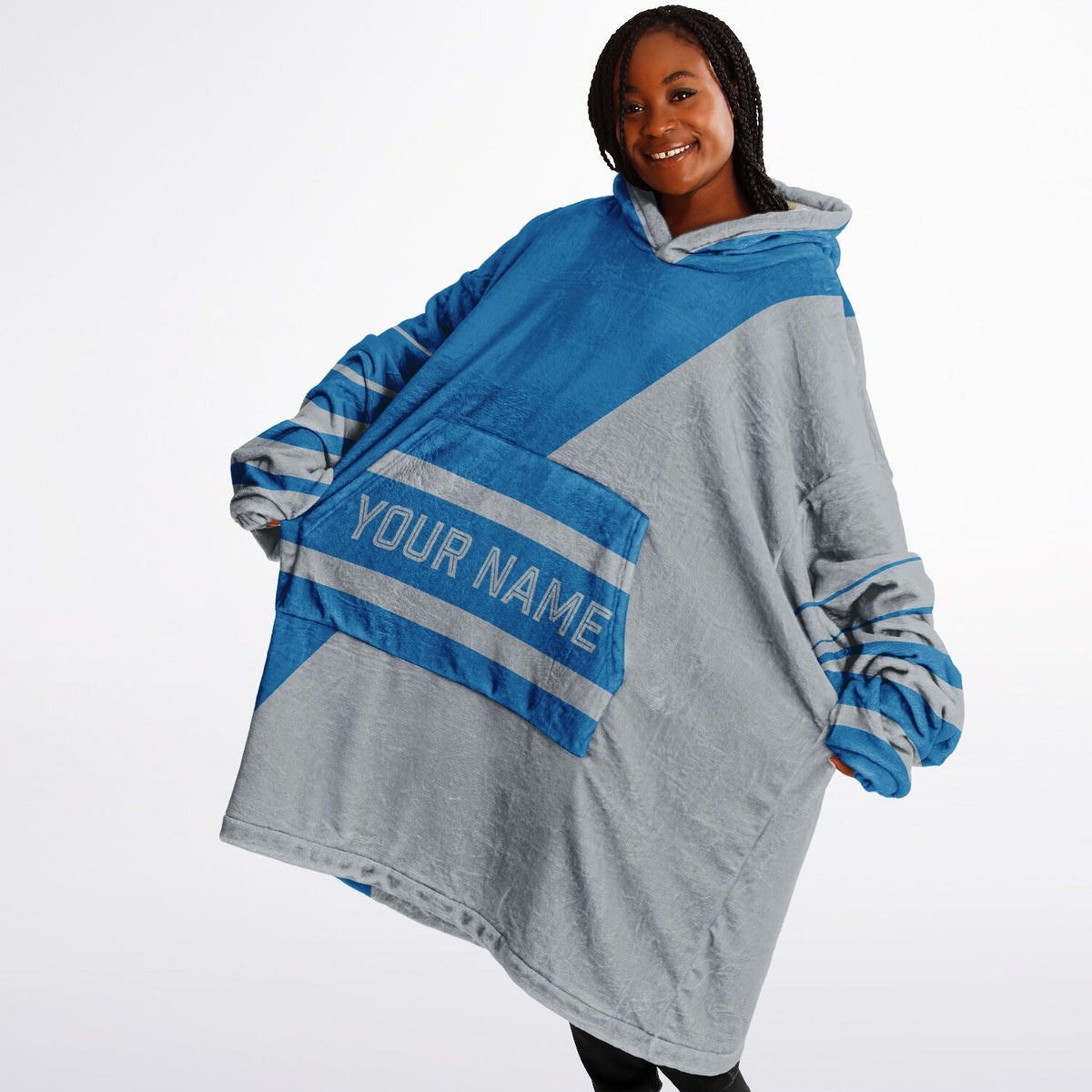 Blue & Silver Split Decision