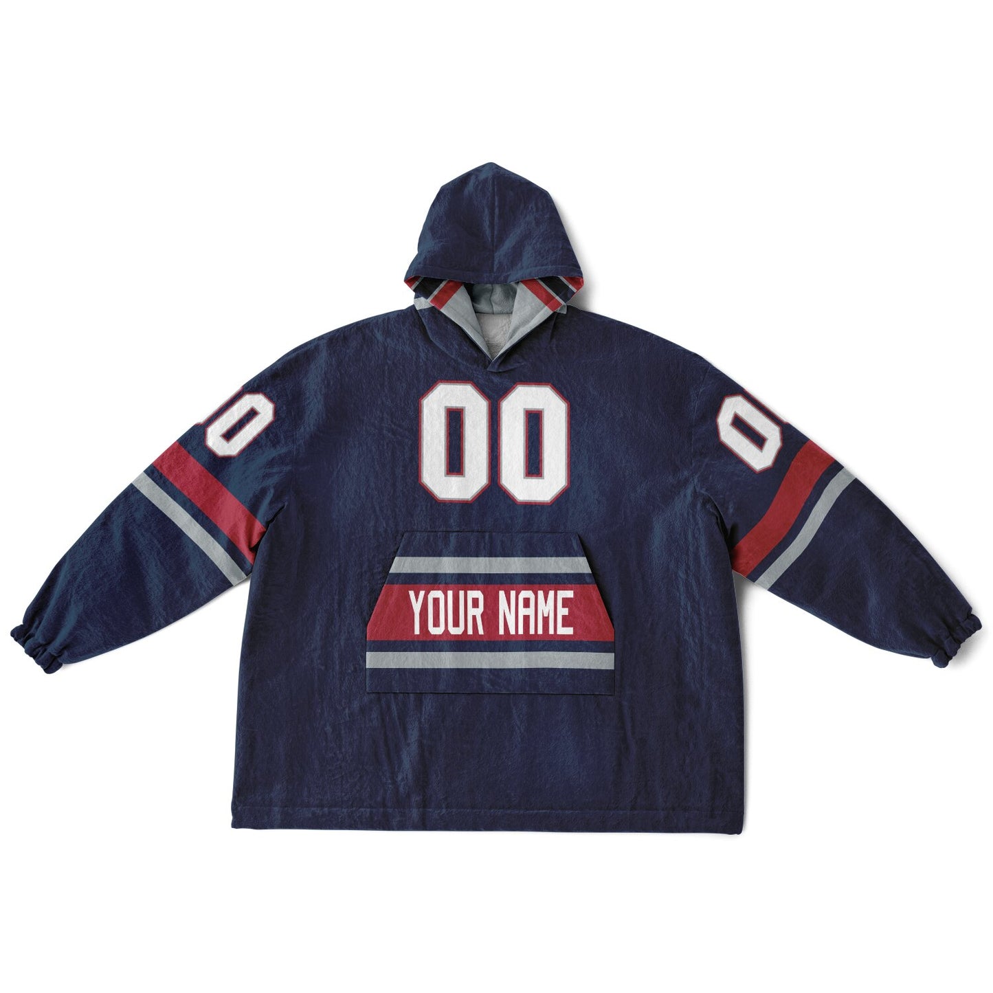Nautical Blue/Red/Silver Superfan Reversible