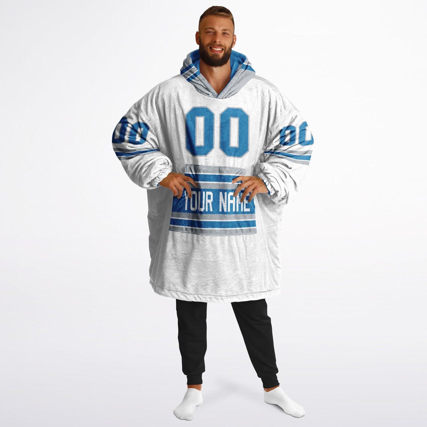 Blue/Silver/White Superfan Reversible