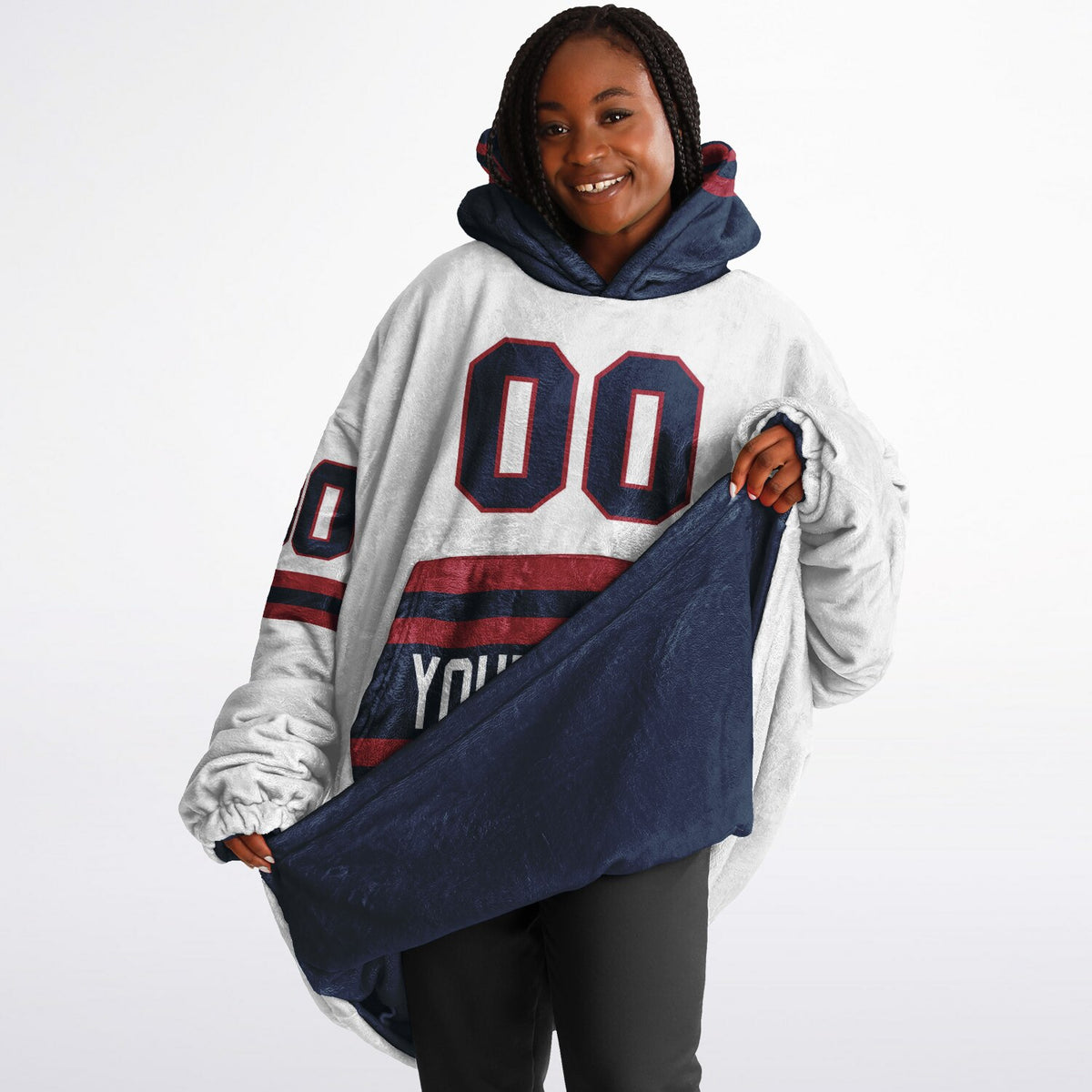 Navy & Red Superfan Reversible