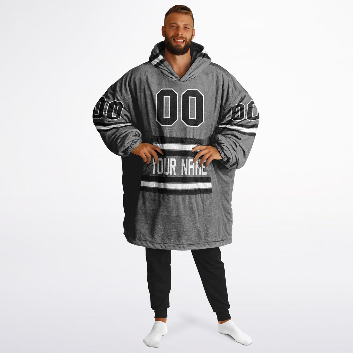 Black Gray White Superfan