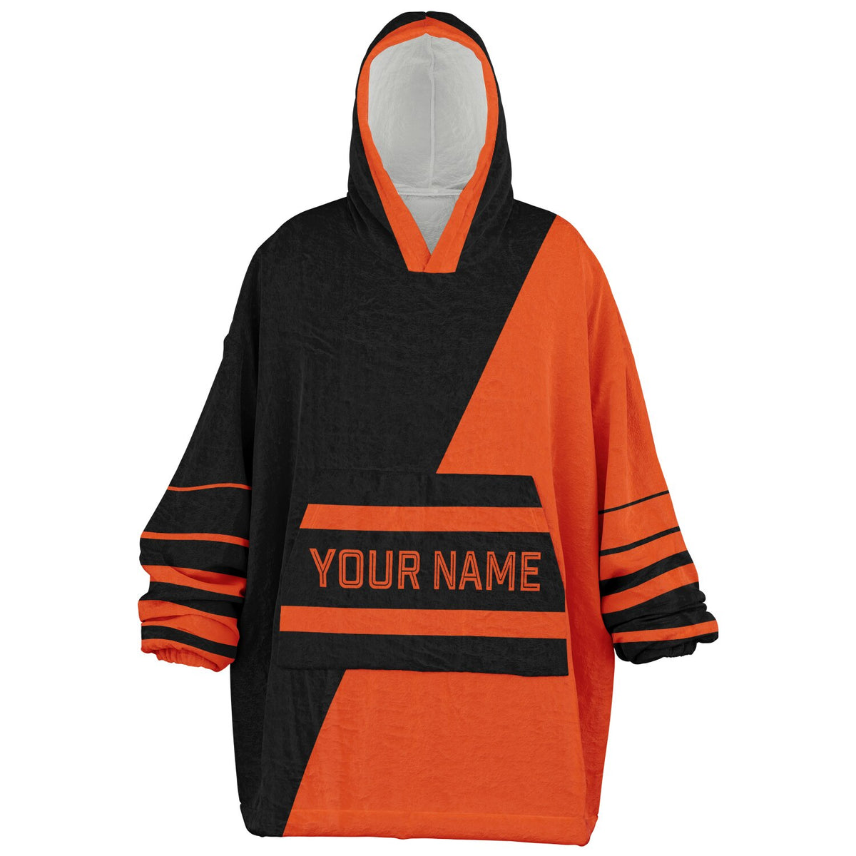 Black & Orange Split Decision