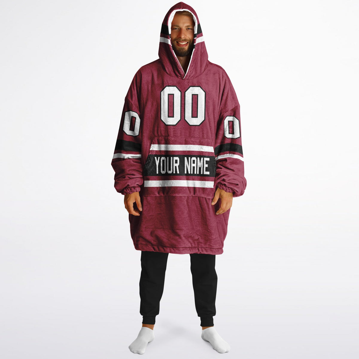 Crimson/Black/White Superfan Reversible