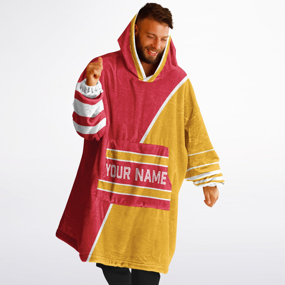 Red Gold White Split Decision