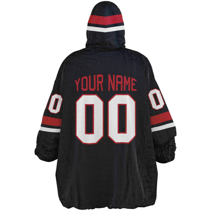 Deep Steel Blue/Red/White Superfan Reversible