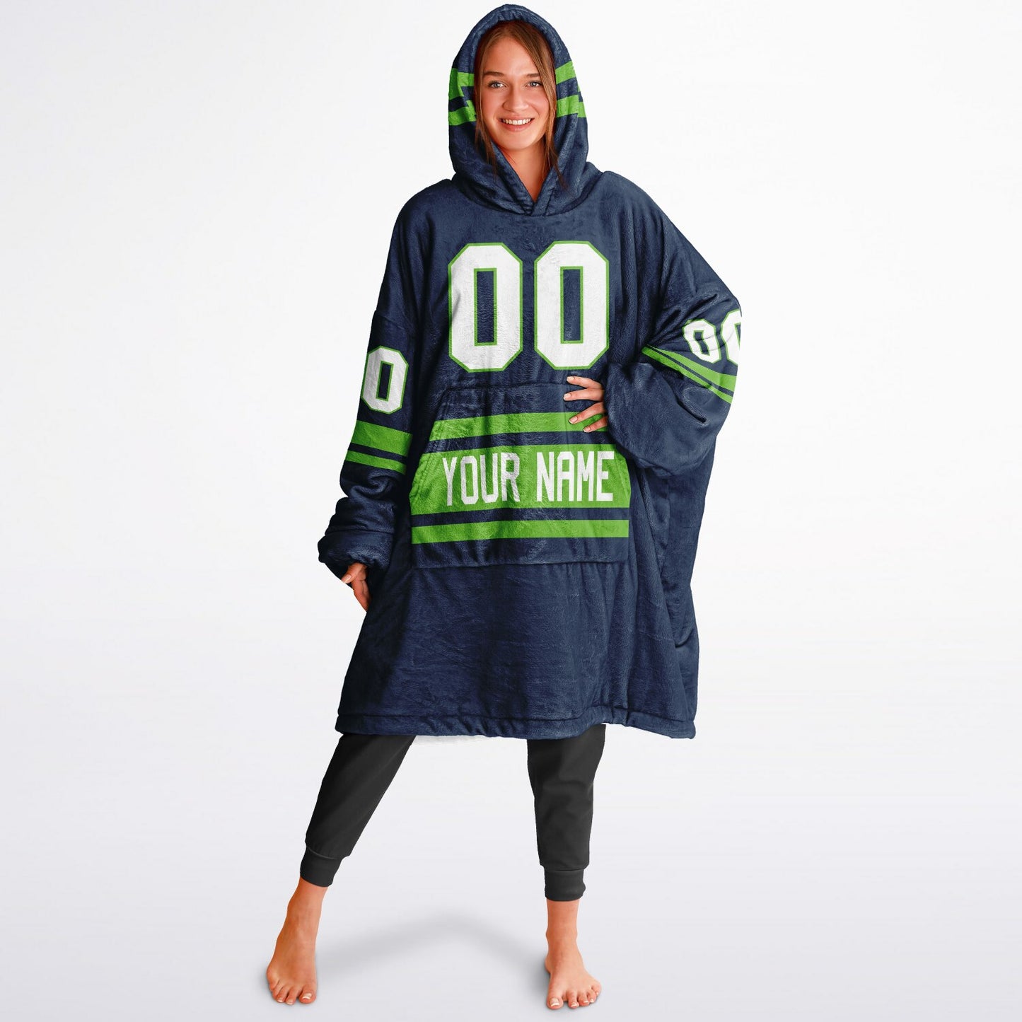 Navy/Green Superfan Reversible