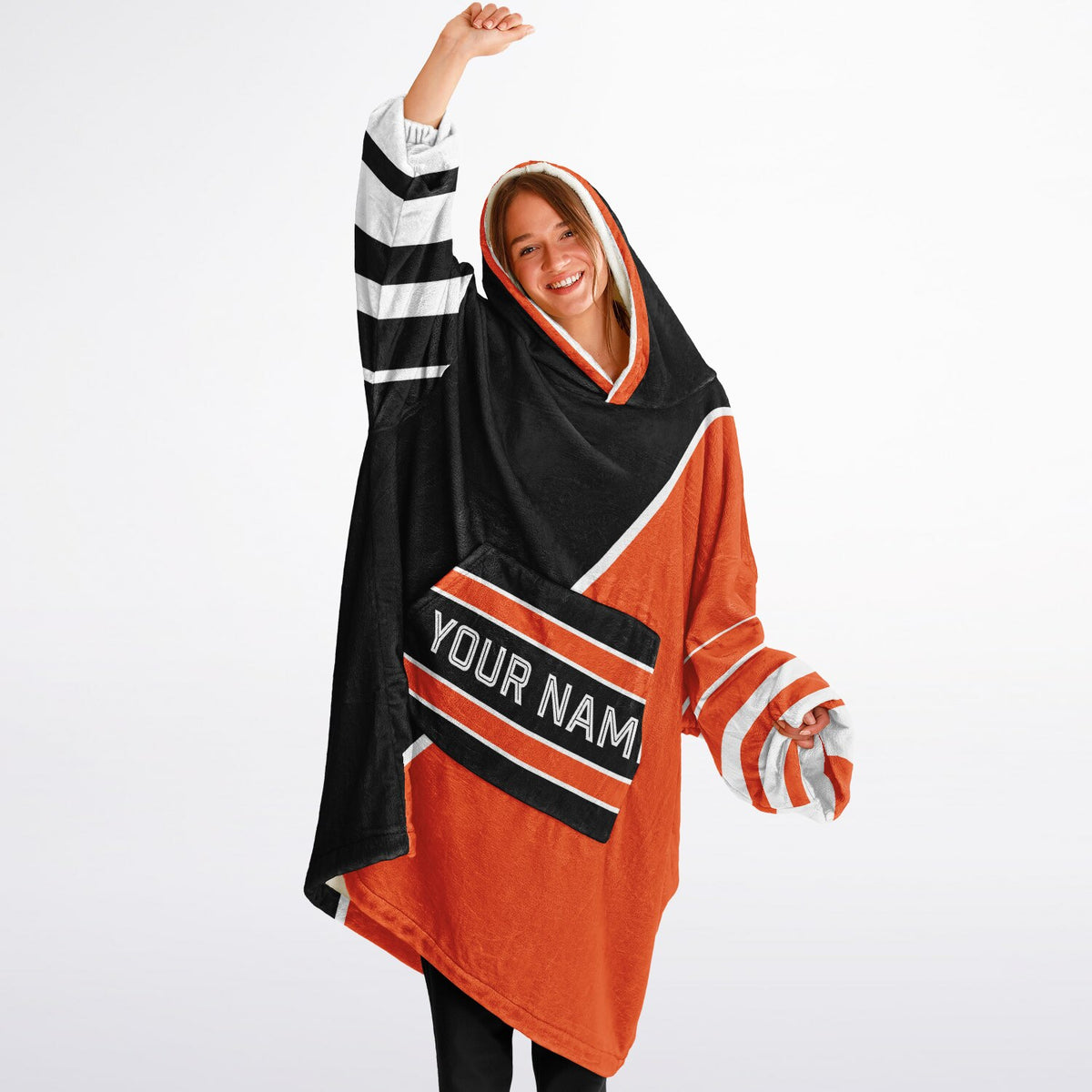Black Orange White Split Decision