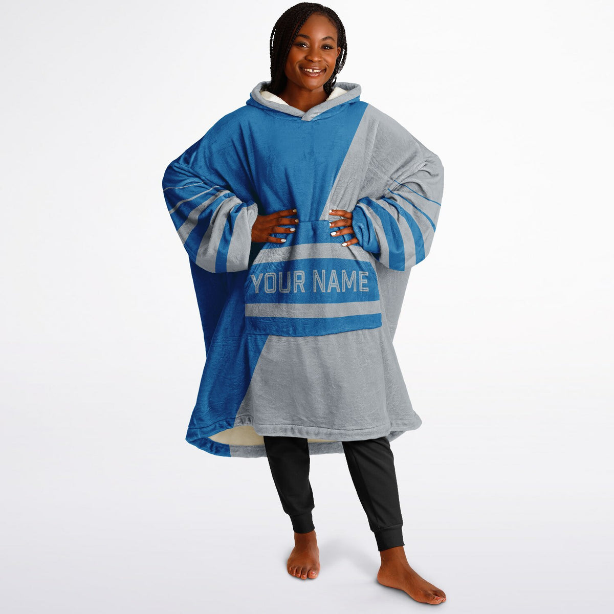 Blue & Silver Split Decision
