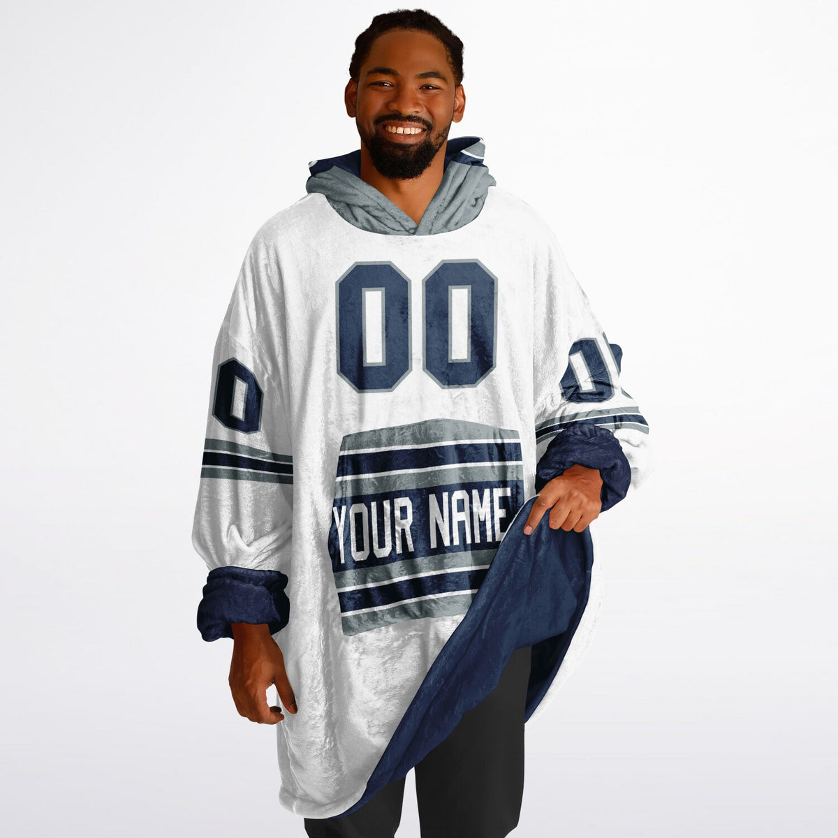 Navy/Silver/White Superfan Reversible