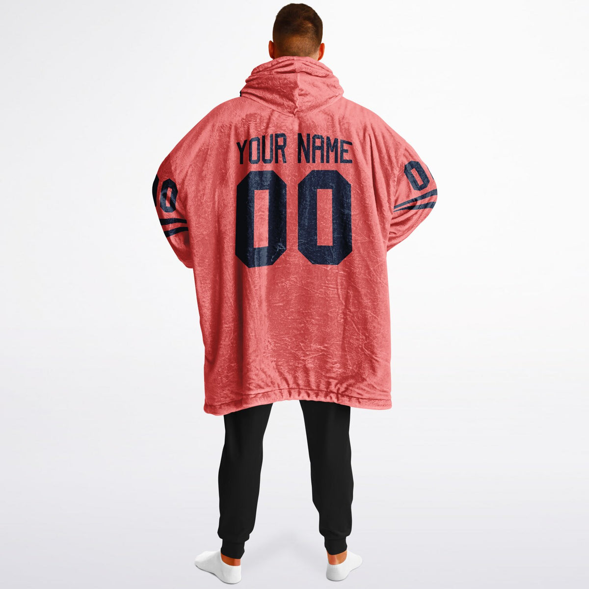 Navy & Electric Coral Superfan Reversible
