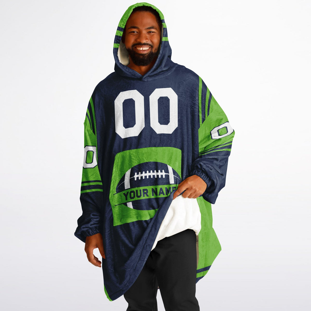 Navy/Green Bold