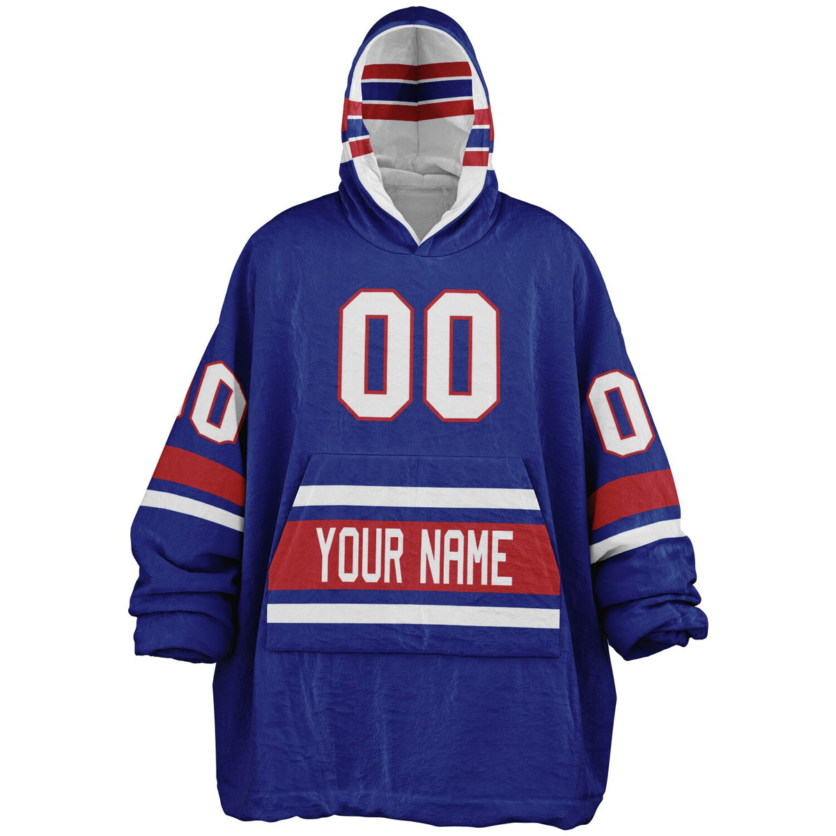 Blue/Red/White Superfan Reversible