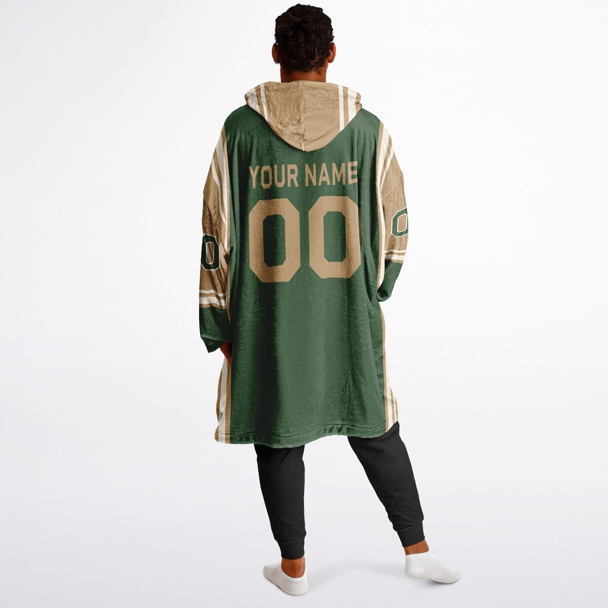 Forest Green Cream Camel Bold